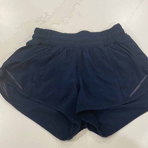 lululemon athletica Shorts Navy Blue Lululemon Hotty Hot Short